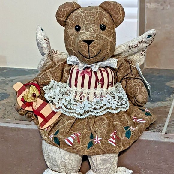 Musical Plush Christmas Bear Shelf Sitter - Picture 2 of 4